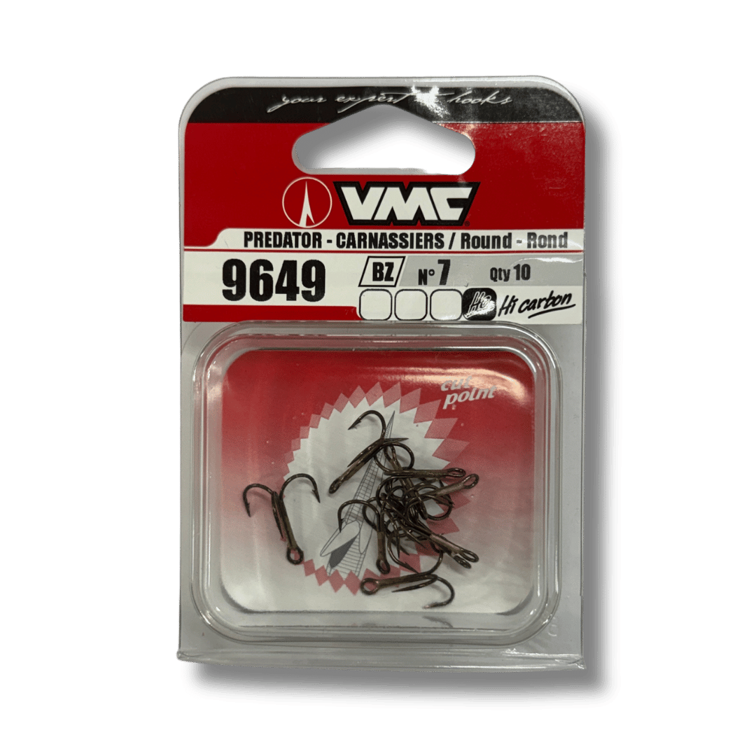 קרס משולשת ברונזה - 10 יחידות - VMC - Size 7