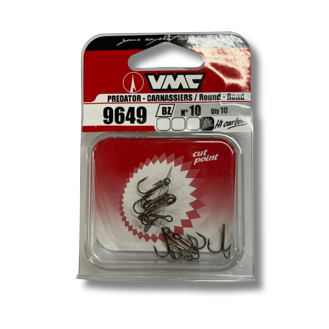 קרס משולשת ברונזה - 10 יחידות - VMC - Size 10