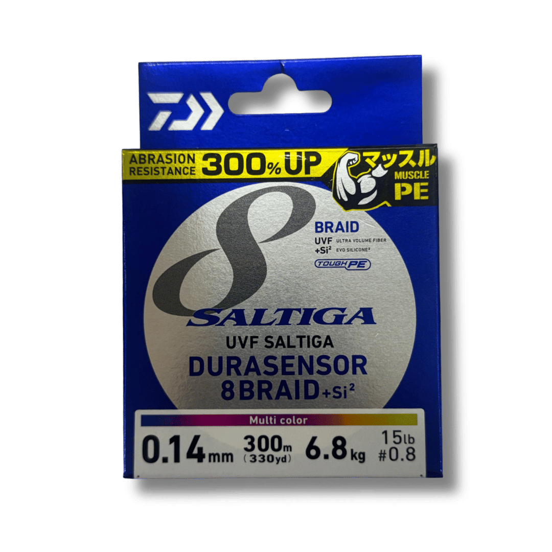 חוט בד - 300 מטר - Daiwa Saltiga - 15lb 0.8PE