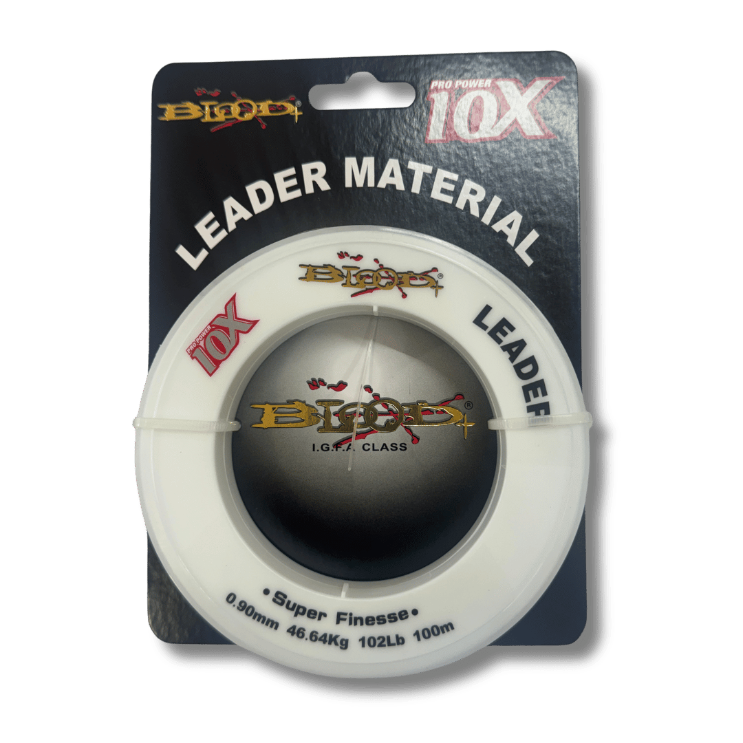 חוט לידר - 100 מטר - פלורוקרבון - BLOOD 102lb 0.90mm