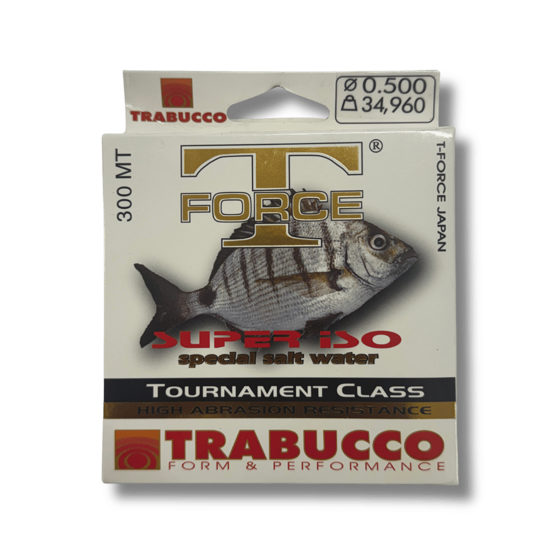 חוט ניילון - 300 מטר - כחול - Trabucco Super ISO - 0.500