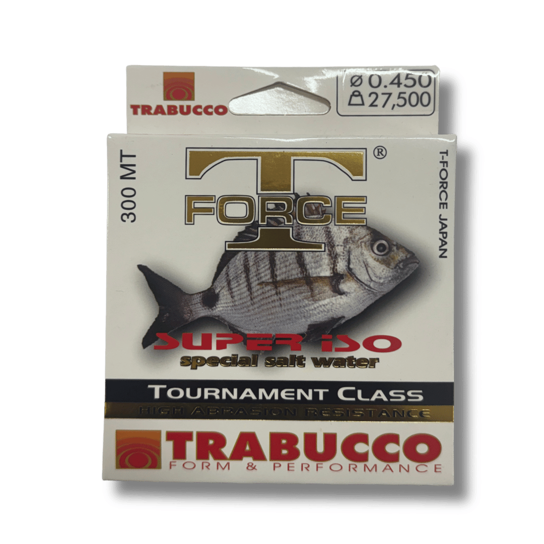 חוט ניילון - 300 מטר - כחול - Trabucco Super ISO - 0.450