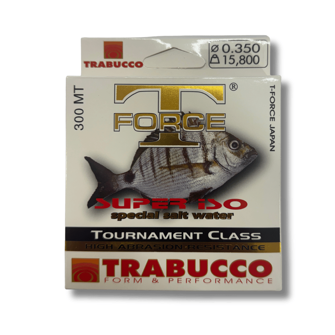 חוט ניילון - 300 מטר - כחול - Trabucco Super ISO - 0.350