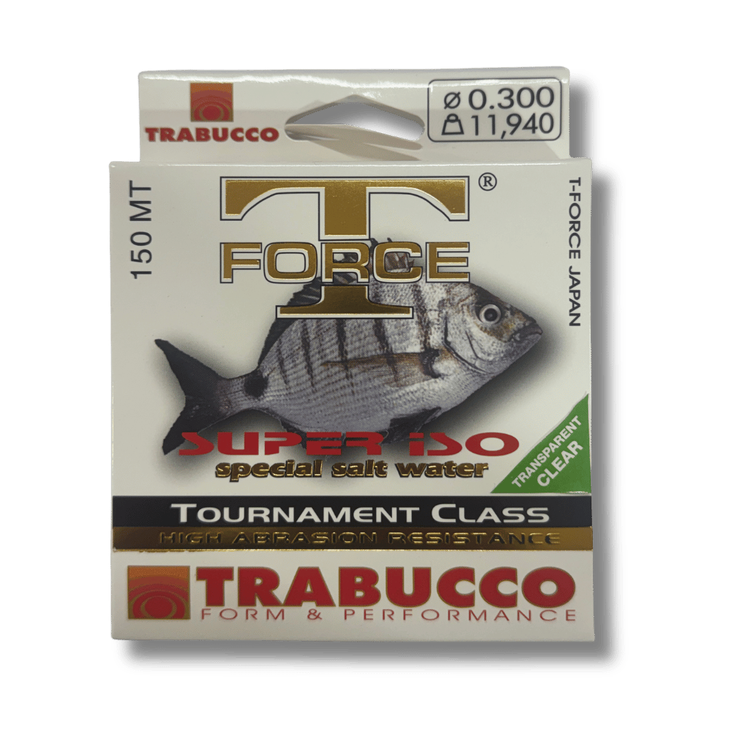 חוט ניילון - 150 מטר - שקוף - Trabucco Super ISO - 0.300