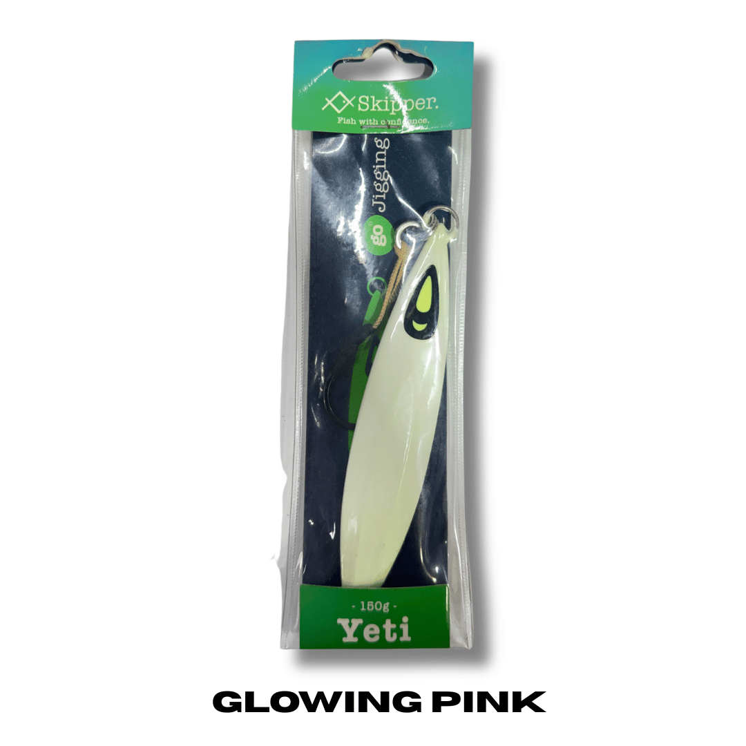 ג׳יג 150 גרם - Skipper Yeti - Glowing Pink