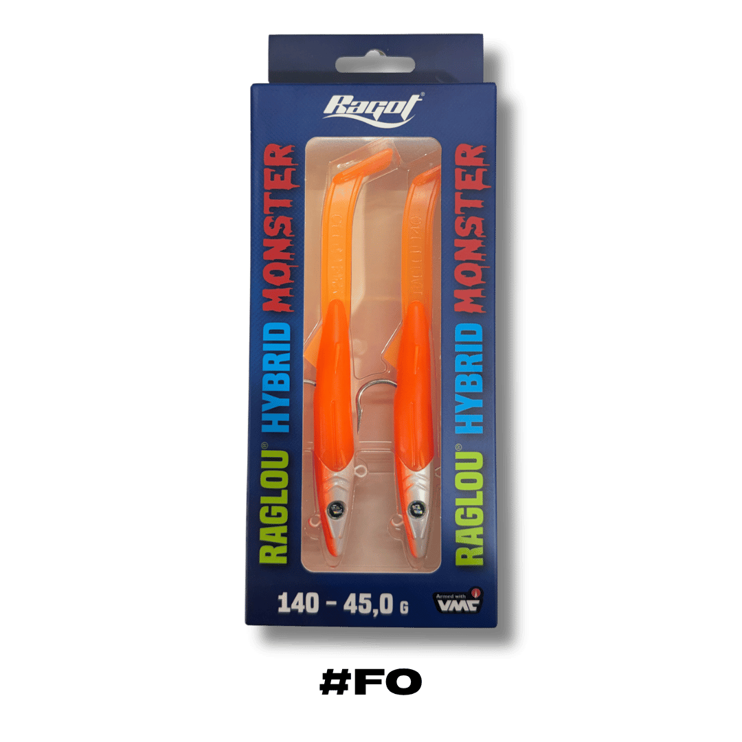 דמוי סיליקון - 140 מילימטר 45 גרם - Raglou Hybrid #FO