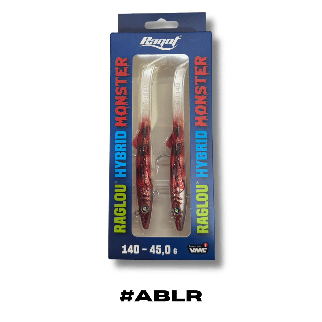 דמוי סיליקון - 140 מילימטר 45 גרם - Raglou Hybrid #ABLR