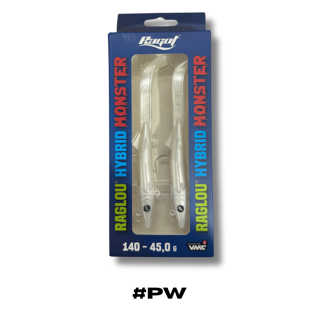 דמוי סיליקון - 140 מילימטר 45 גרם - Raglou Hybrid #PW
