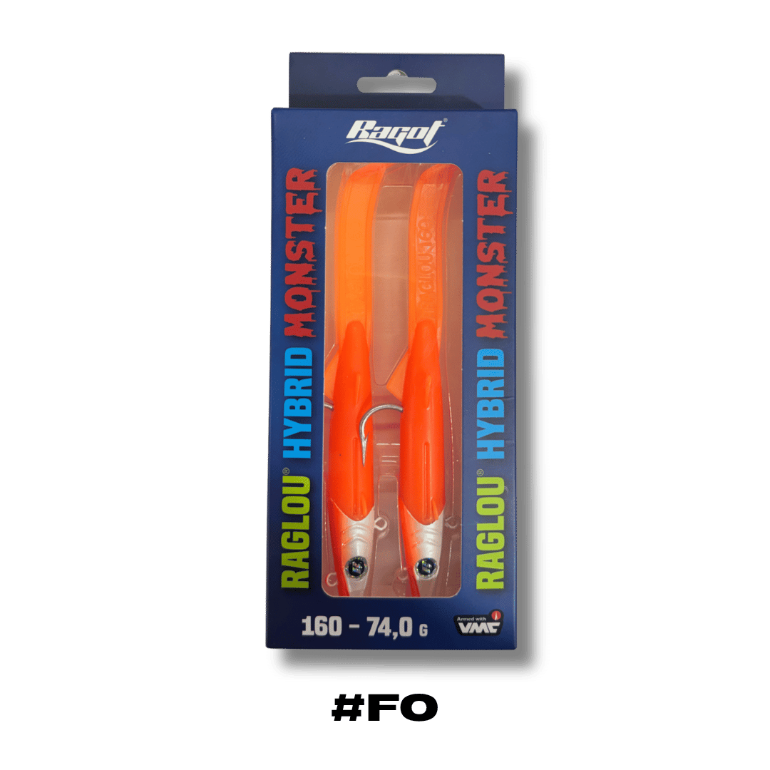 דמוי סיליקון - 160 מילימטר 74 גרם - Raglou Hybrid #FO