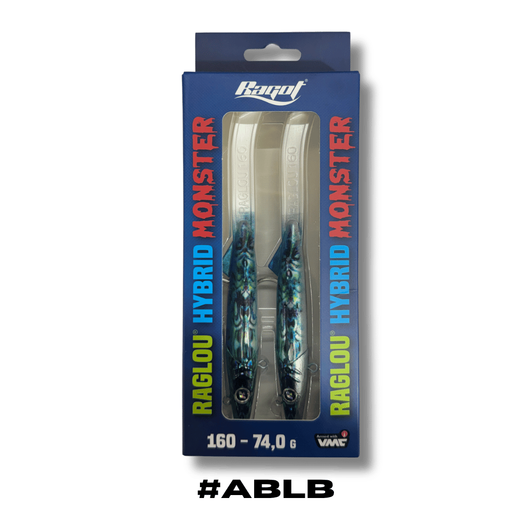 דמוי סיליקון - 160 מילימטר 74 גרם - Raglou Hybrid #ABLB