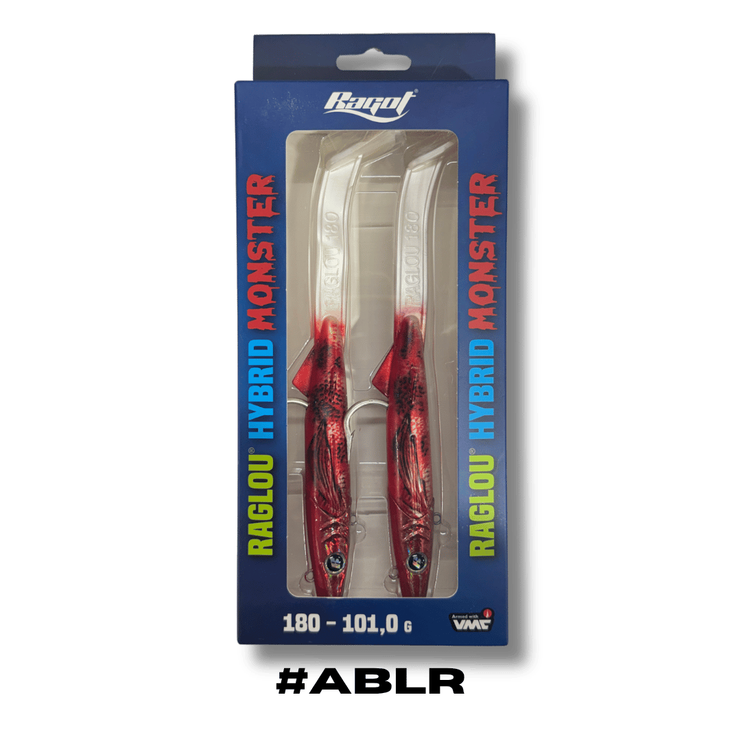 דמוי סיליקון - 180 מילימטר 101 גרם - Raglou Hybrid #ABLR