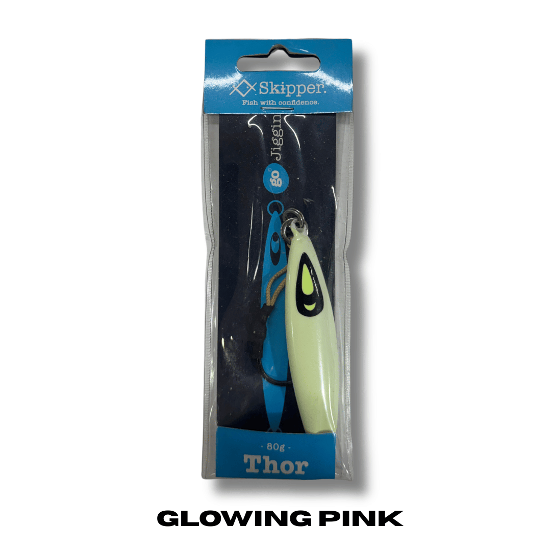 ג׳יג 80 גרם - Skipper Thor - Glowing Pink